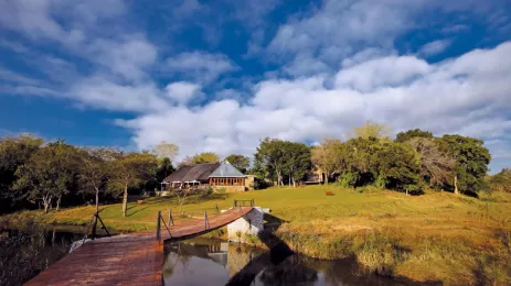 Hippo Hollow at Kruger National Park in South Africa