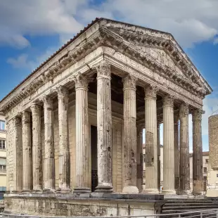 Temple of Augustus and Livia in Vienne, France