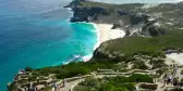 Aerial view over Cape of Good Hope in South Africa