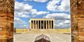 View of the Mausoleum of Ataturk in Ankara, Turkey