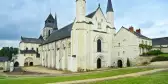 Exterior of the Royal Abbey of Fontevraud in Loire Valley, France