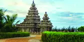 Shore Temple in the city of Mamallapuram, India