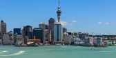 Auckland cityscape with sky tower, New Zealand