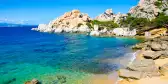 Beautiful beach coast of Sardinia in Italy