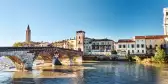 The bridge Ponte Pietra In Verona, Italy