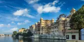  Udaipur City Palace and Lake Pichola in Udaipur, India 