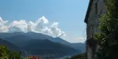 Walk to Connobio from Carmine Superiore at Lake Maggiore, Italy.