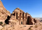 The Ad Deir monastery temple in Petra, Jordan