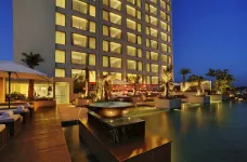 Exterior of Hyatt Regency Amritsar hotel and outdoor facilities in Punjab, India