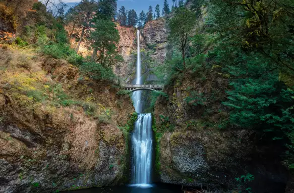 Multnomah Falls in the Columbia River Gorge, Oregon