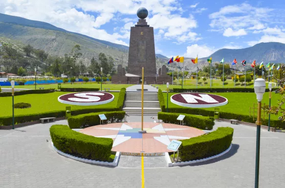 Ecuador Monument at the Equator line