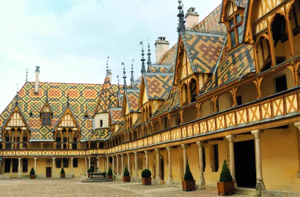 Hôtel-Dieu de Beaune, former charitable almshouse in Beaune, France