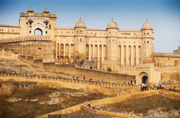 Amber Fort during beautiful morning light in Jaipur, India