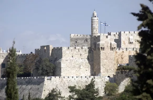 The Tower of David in Jerusalem, Israel