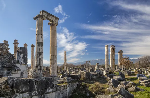 City of Aphrodisias with ancient ruins, Turkey