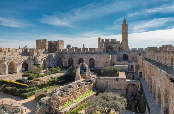 The city of king David in Jerusalem, Israel