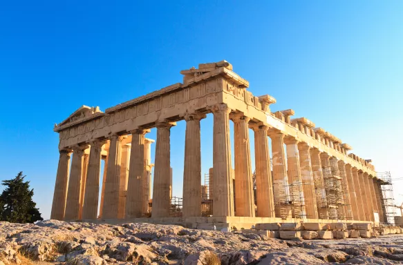 Parthenon former temple in Athens, Greece