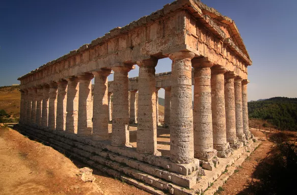 Greek temple of Segesta, Sicily, Italy