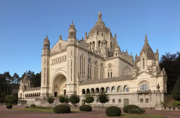 Basilica of St Therese of Lisieux in Normandy